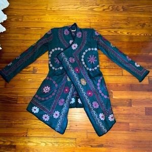 NWOT Paparazzi Embroidered Long Cardigan - Sz S